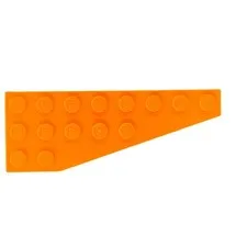 LEGO 3x8 Wedge Plate  Brick 2004 Tile Bulk Orange Building Block Right Wing 7-04
