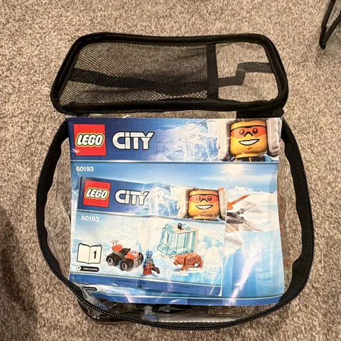 LEGO City Arctic Air Transport 60193 Arctic Explorer 277 pcs 95% complete set