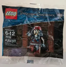 New Unopened Lego Pirates of the Caribbean Jack Sparrow 30132