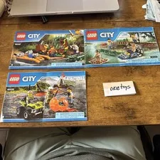 LEGO City 60066 60120 60157 Instructions Manual Only