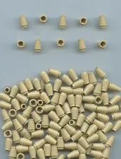 LEGO x 120 Tan Cone 1 x 1 with Top Groove 4589b
