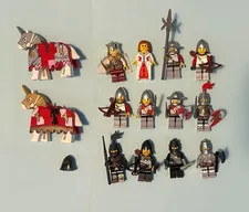 LEGO Kingdoms Minifig Lot RARE 2010 Lion King Dragon Knights More! MAKE OFFER