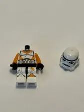 LEGO Star Wars 212th Clone Trooper Minifig Body Legs Only & Stormtrooper Helmet