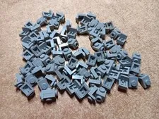 LEGO BULK LOT OF 84 LIGHT BLUISH GRAY BRACKET 1X1 1X1  #36841