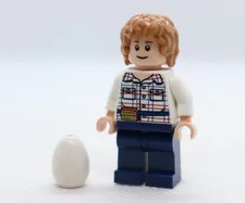 Gray 75916 w/ Dinosaur Egg Jurassic Park World LEGO® Minifigure Mini Figure