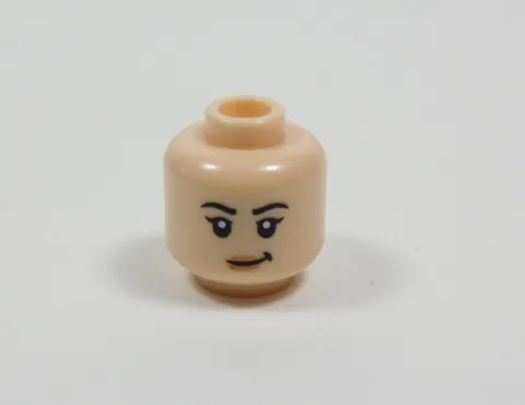 LEGO Female Girl Dual Sided Flesh Head Minifig Anxious S9