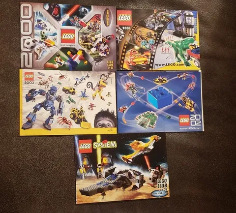 LEGO Vintage Catlog Lot - 2000, 2001, 2002, 2003, Star Wars USED