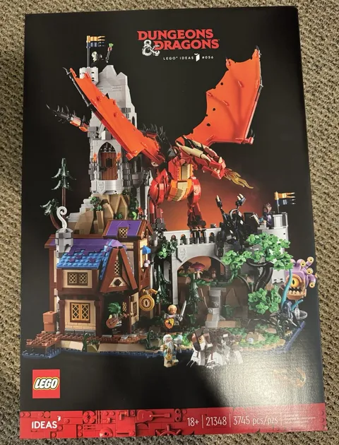 LEGO Ideas Dungeons & Dragons: Red Dragon's Tale 21348 3745 pcs New and Sealed