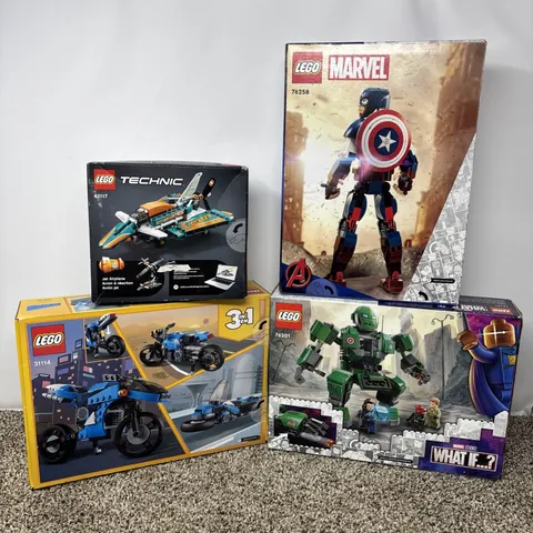 Lego Sets Lot Factory Sealed Lot Of 4 76258 42117 76201 31114