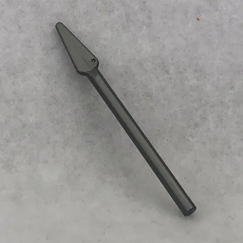 LEGO 93789 Flat Silver Minifigure, Weapon Pike / Spear - Handle W/ Flat End (x1)