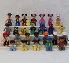 LEGO Duplo Figures Characters Disney DC Marvel Mixed Lot 26 pcs Bulk Pcs