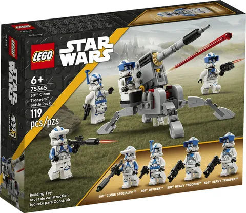 LEGO Star Wars 501st Clone Troopers Battle Pack 75345 New