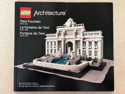 2014 Lego 21020 “Trevi Fountain” Architecture Instruction Booklet ONLY