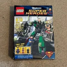 SEALED RETIRED LEGO DC Comics Super Heroes: Superman Vs. Power Armor Lex (6862)