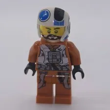 LEGO Star Wars X-Wing Pilot Minifigure One Size Orange Excellent
