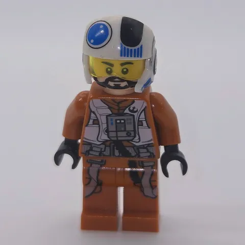 LEGO Star Wars X-Wing Pilot Minifigure One Size Orange Excellent