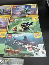 Lot of Lego Manuals (Manuals Only No Bricks)- Creator Complete 1 Agents Manual