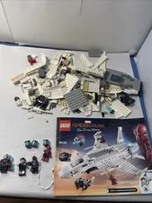 LEGO Super Heroes Stark Jet & the Drone Attack 76130 w/ Mini-Figs & Manual As-Is