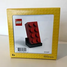 LEGO Minifigure Display Case Yellow 1-Compartment Wall-Mounted 6+ 6313287