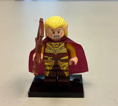 Custom Minifigure Lord of the Rings Haldir Elf lor020 From 2012 9474 Helm's Deep