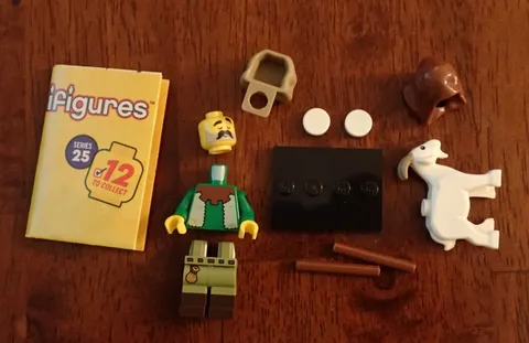 LEGO Goatherd, Series 25 CMF Minifigure Complete, Open Unassembled 71045 col25-5