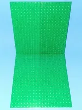 Lot Of 4x Lego 10x20 700 Thick Green Base Plate Vintage City Grass Castle 1980's
