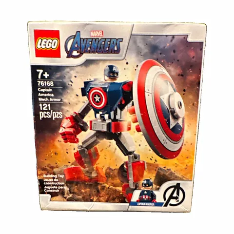 LEGO Marvel Mechs 76168 Captain America Mech Armor Set 121 pcs