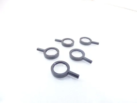 5 Lego Black Magnifying Glasses part 30152c03