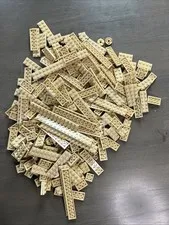 LEGO Tan Plate Bulk 275pc 3022 3021 3020 3795 3034 3832 2445 91988 4282 2x2-2x16