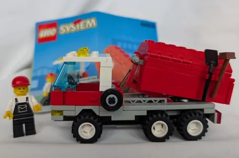 LEGO 6668 Recycle Truck Town Maintenance Envirotruck Vehicle Refuse 1992