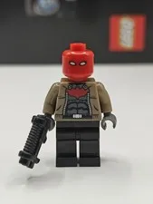 NEW DC Superheroes Red Hood Custom Lego Minifigure 76055 Batman Jason Todd