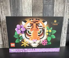 LEGO Art Fauna Collection Tiger 31217 Complete Set 744pcs 18+ Brick Separator