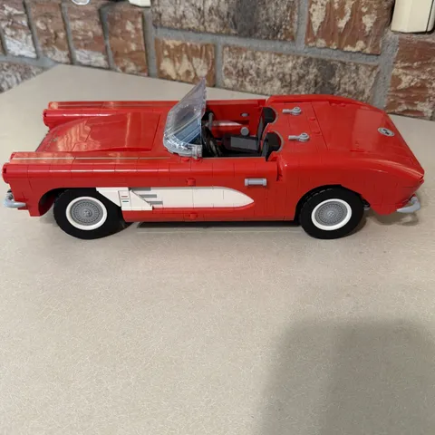 LEGO Icon 1961 Chevrolet Corvette 10321 Retired Pre-owned, Assembled as Shown