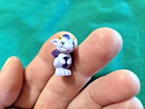 Lego Elves Fledge Baby Dragon Minifigure Lavender & Purple Rare