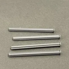 Lego Dark Blue Gray 2 1/2" Axles Replacement Parts Pieces Lot of 4