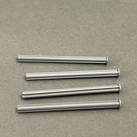 Lego Dark Blue Gray 2 1/2" Axles Replacement Parts Pieces Lot of 4