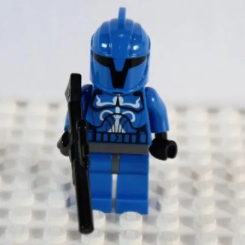 LEGO Star Wars Senate Commando Minifigure sw0613 The Clone Wars Blue Trooper
