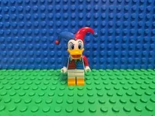 Lego Donald Duck Minifigure Jester Disney dis080 10780 CMF Lot Rare Retired HTF 