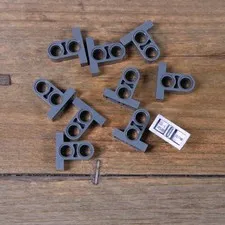 LEGO DB Gray 32530 Technic Pin Connector Plate 1x2x1 2/3 w/2 Holes on Top Qty 10