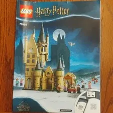 LEGO Harry Potter Hogwarts Astronomy Tower 75969 Illustrated Instruction Booklet