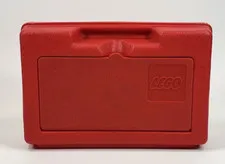 Classic Red Lego Storage Box Carrying Case 1982 Made in USA Vintage