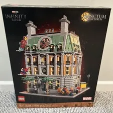 LEGO Super Heroes: Sanctum Sanctorum 76218 With Minifigs Instructions Box Damage