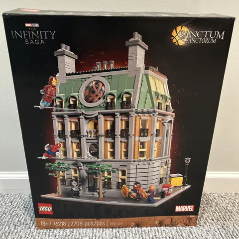 LEGO Super Heroes: Sanctum Sanctorum 76218 With Minifigs Instructions Box Damage