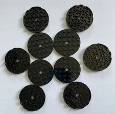 LEGO Part 11213 (Qty 10) 6x6 Round Plate w Hole, Multiple Colors Available NEW