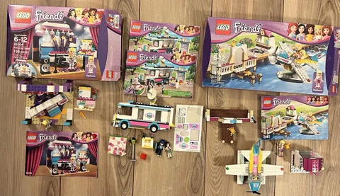 Lot Of 3 Lego Friends Sets 41004 41056 3063 100% Complete Heartlake City