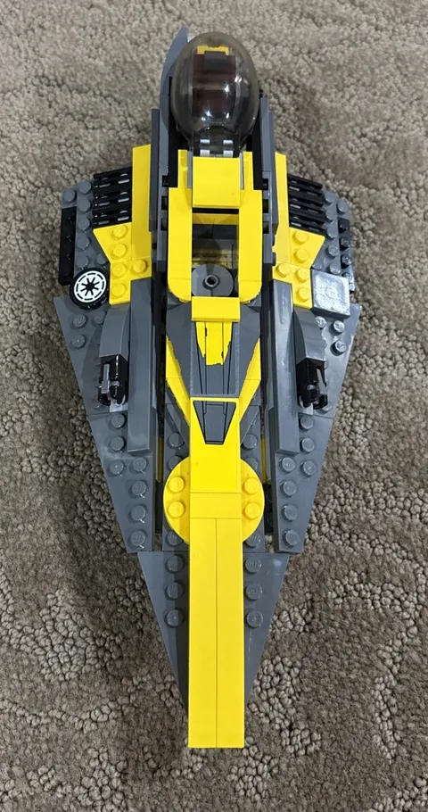LEGO Anakins Jedi Starfighter 75214 build ship only as shown No Minifigures