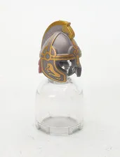 LEGO LOTR - 10054pb01 - Eomer / Rohan Helmet Piece - lor010 / 9471 Uruk-hai Army