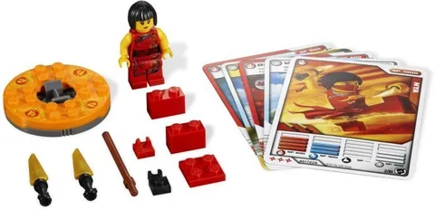 LEGO NINJAGO 2172 Nya 1 Minifigure 21 Pieces With Cards No Packaging