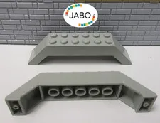 (B8/6) LEGO 2 x 30180 Arch Brick Bridge 10x2x2 old light grey 4970 7140 7142