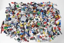 LEGO® Parts Bundle 1.4kg | Printed Roof Bricks | Slopes Kiloware